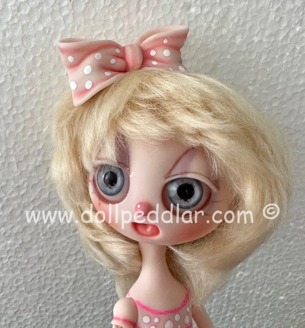 Ruby, Magical Musical Lady 23cm (9") Pink Petal Resin PROTOTYPE handpainted by Nefer Kane - Image 8