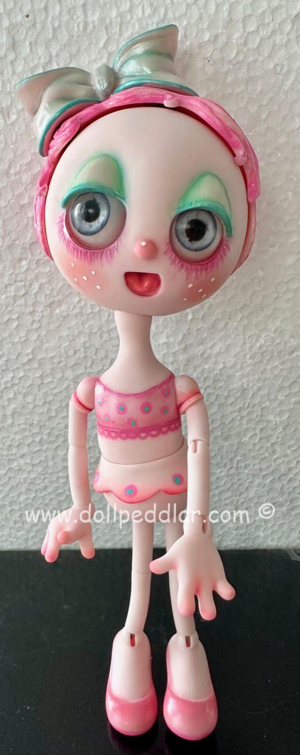 Ruby, Magical Musical Lady 23cm (9") Pink Petal Resin PROTOTYPE Handpainted by Nefer Kane - Image 9