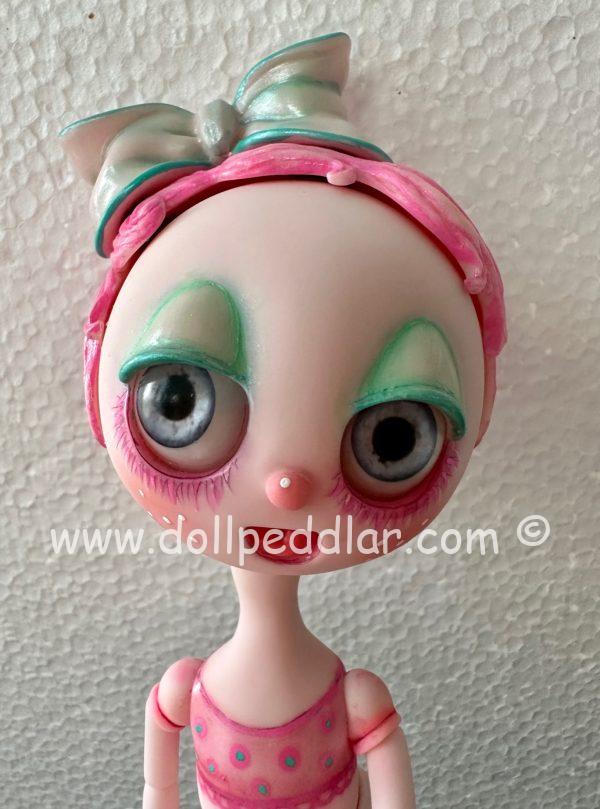 Ruby, Magical Musical Lady 23cm (9") Pink Petal Resin PROTOTYPE Handpainted by Nefer Kane - Image 8