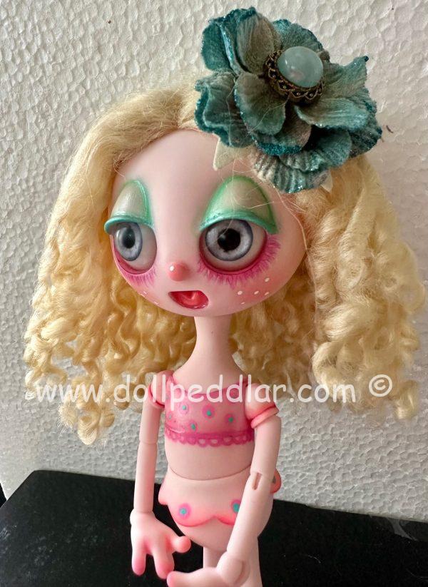 Ruby, Magical Musical Lady 23cm (9") Pink Petal Resin PROTOTYPE Handpainted by Nefer Kane - Image 5