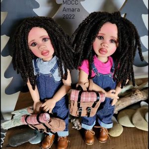 2022 MDCC Friendship Comes in All Colors Amara Resin BJD from Kim Arnold Trinket Box LE20