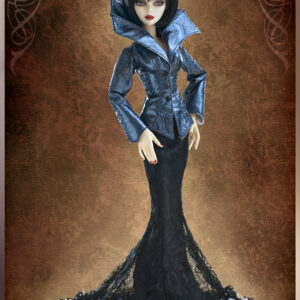Evangeline Ghastly Midnight Ribbon Skirt