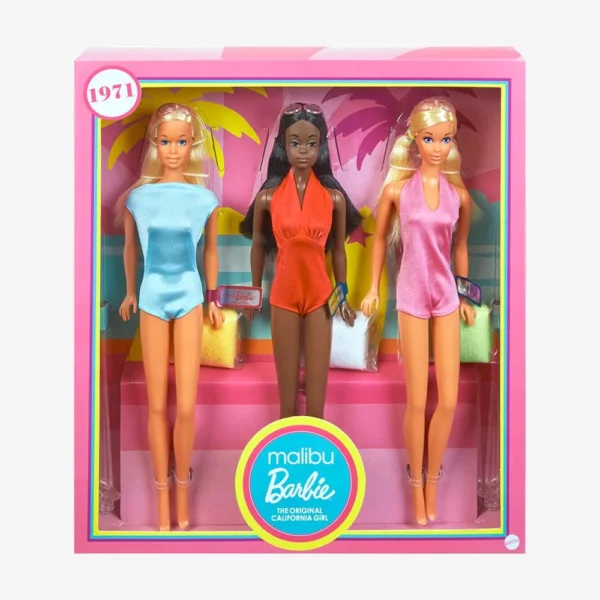 GTJ86 Malibu Barbie & Friends Gift Set (Three Doll Set) by Bill Greening NRFB in Shipper - Image 6