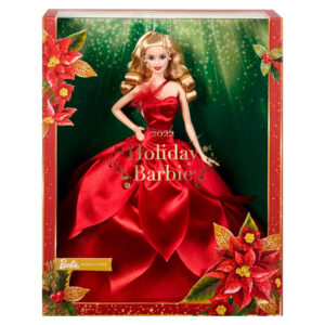 HBY06 2022 Holiday Barbie Blonde