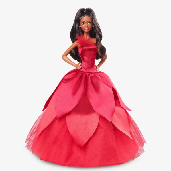 HBY07 2022 Holiday Barbie (Dark Brown Hair)