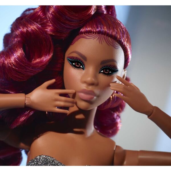 HCB77 Barbie Looks Model #7 (Petite/Curly Red Hair) - Image 3
