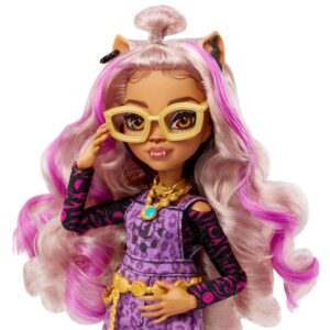 Monster High Clawdeen Wolf Fashion Doll and Accessories, Creepover Party  Set with Pet