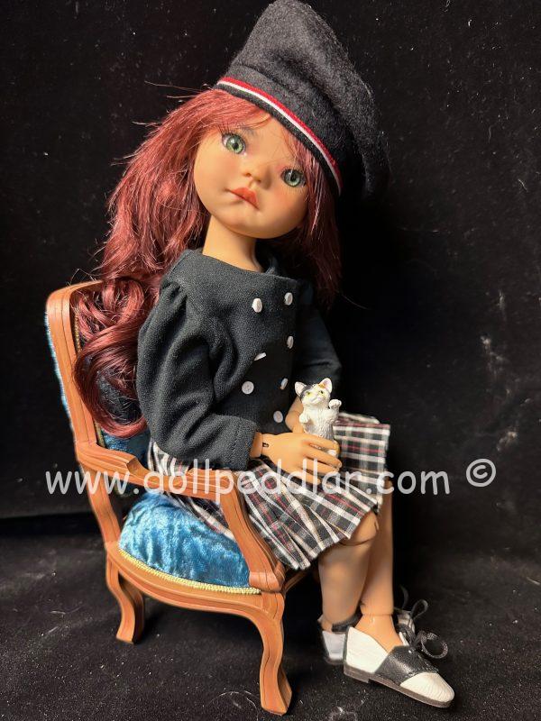 Boneka Cotton School Dress 33cm