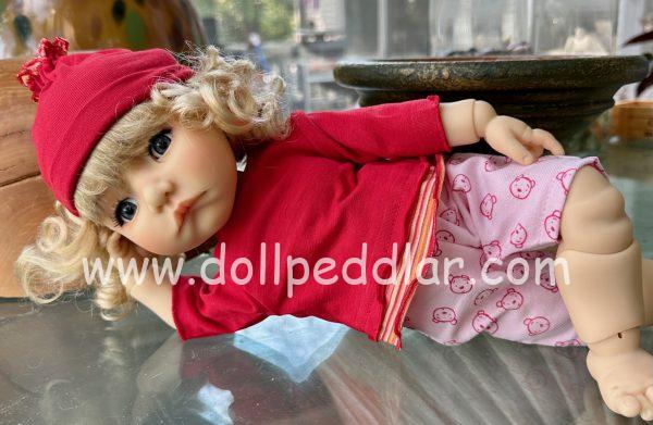 Meadowdolls Moppet TIA Tan Resin BJD Nude 11" NEW Mint - Image 9