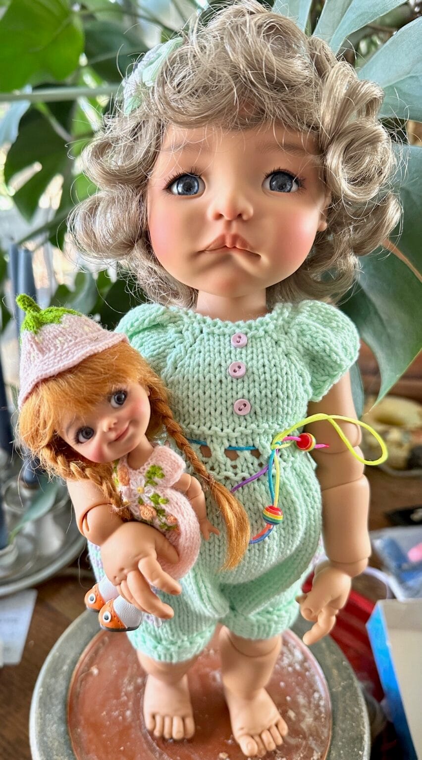 Meadowdolls Moppet TIA Honey Resin BJD Nude 11″ – Doll Peddlar