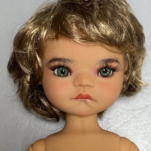 Meadowdolls OOAK Angie Tween NUDE  Tan Skin 13.3″ makeup by Alena Ecg Bjd Art New