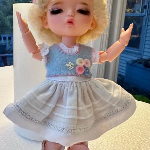 Lati Yellow Mystic Hana  with Boneka outfit, ice skates, mohair wig  FULLSET  NEW, Mint.