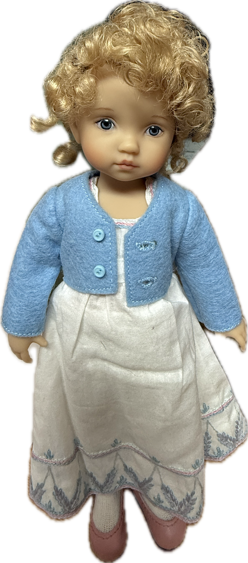 Boneka 'Belle' in Regency Fashion Dressed Doll (Tuesday Sculpt) 10"/24cm - Image 10