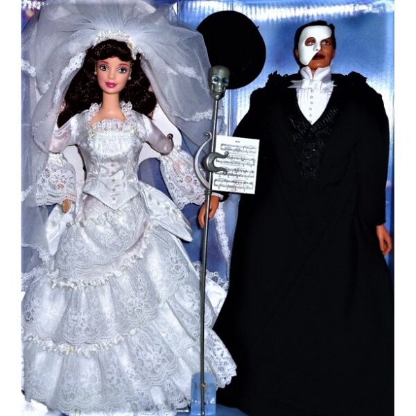 Phantom of the Opera Barbie and Ken Doll Set FAO Schwartz Limited Edition 1998 MINT NRFB - Image 2