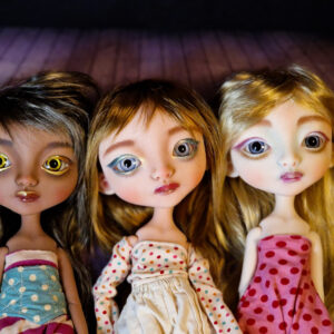 Amber, Three Wise Girls for this Christmas, Chocolate Diva Resin,  Painted by Nefer (PREORDER)