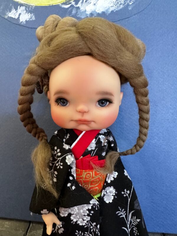 Sculpture Wig  BUTTERED TOAST size 6-7 handmade - Image 3