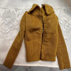 Tyler Wentworth RTW Knit Cognac Cardigan MINT NO BOX