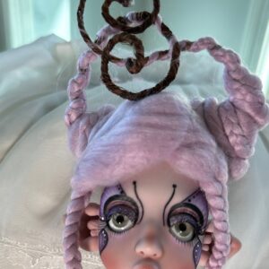 Sculpture Wig  LAVENDER  size 6-7 handmade