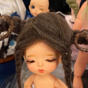 Sculpture Wig Portabello size 6-7 handmade