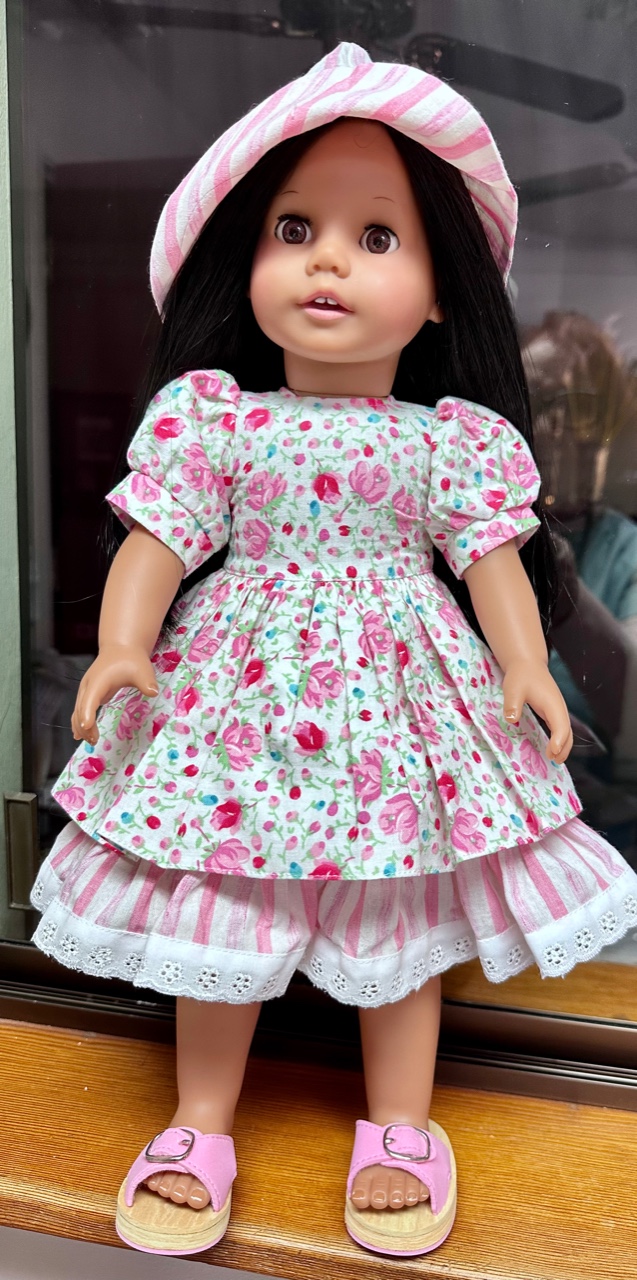 Sophia American Girl size Play doll wearing one of a kind outfit