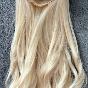 DeeDee Wig  (Honey Blonde). Very long,  curl ends Size 6-7  – no tag