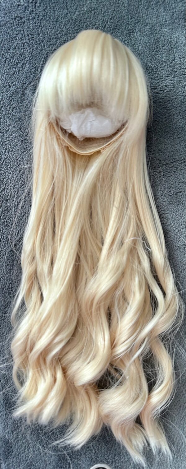 DeeDee Wig  (Honey Blonde). Very long,  curl ends Size 6-7  - no tag