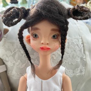 Sculpture Wig Portabello size 6-7 handmade