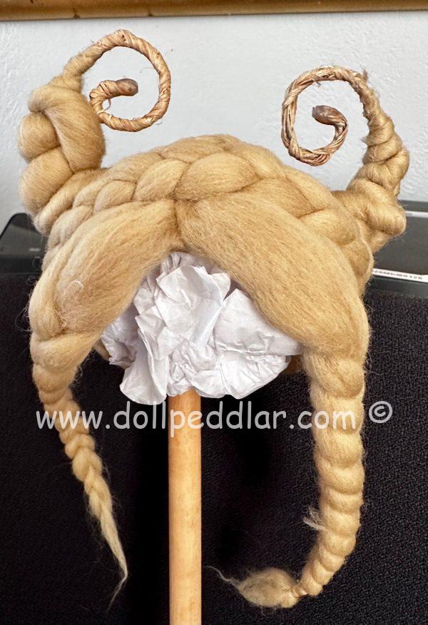 Sculpture Wig  HONEY BLONDE size 8-9 handmade