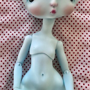 Circus Kane BIG MOON Lagoonaa Blue Glow in the Dark #1  14.7″ one of a kind Painted by Nefer