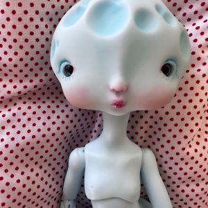 Circus Kane BIG MOON Lagoonaa Blue Glow in the Dark #A  14.7″ one of a kind Painted by Nefer