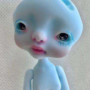 Circus Kane NANCY LUNA 6″ (15cm) Blue resin Glow in the Dark #A  Faceup by Nefer NUDE One of a Kind