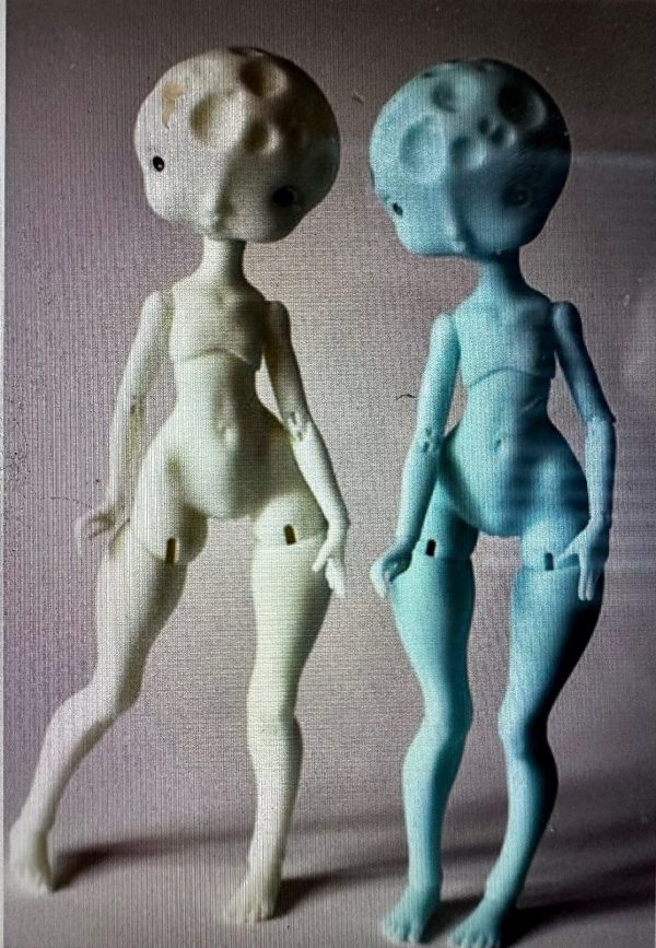 Circus Kane BIG MOON White Glow in the Dark #1  14.7" one of a kind Painted by Nefer - Image 7