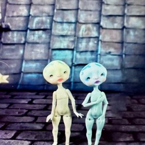 Circus Kane NANCY LUNA 6″ (15cm) White resin Glow in the Dark #A  Faceup by Nefer  One of a Kind NUDE