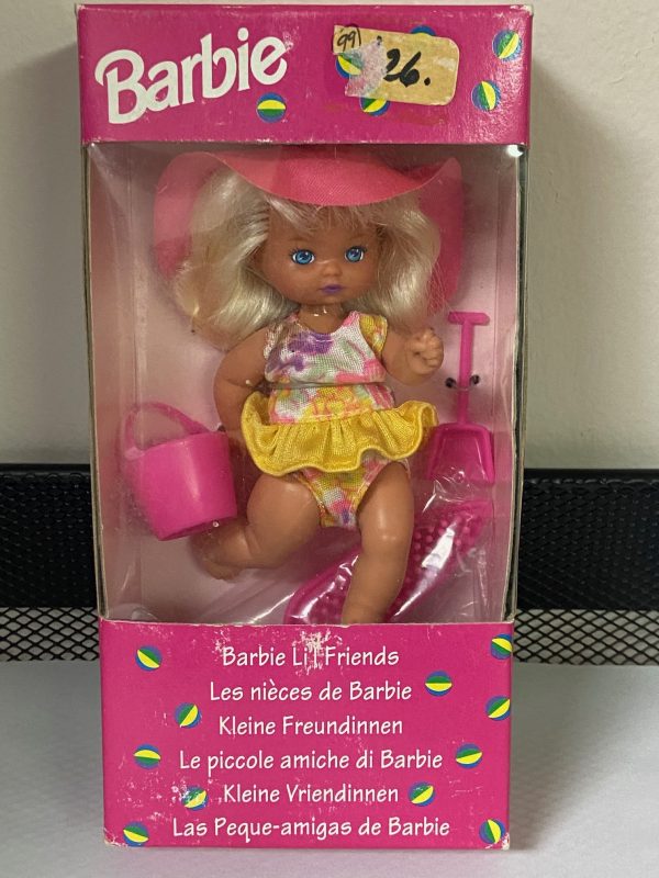 11854 Barbie L'il Friends Kelly at the Beach RARE EUROPEAN ONLY