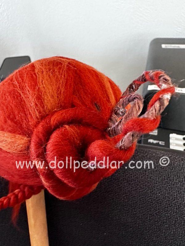 Sculpture Wig  CHILI PEPPER size 8-9 handmade - Image 3