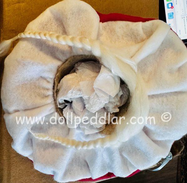 Sculpture Wig  WHITE MUSHROOM size 8-9 handmade - Image 3