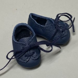 Leather Tie Shoes (Navy) 038N