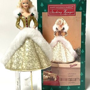 Hallmark 1994 Happy Holidays Barbie Stocking Hanger