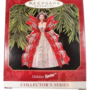 Hallmark Ornament Holiday Barbie 1997