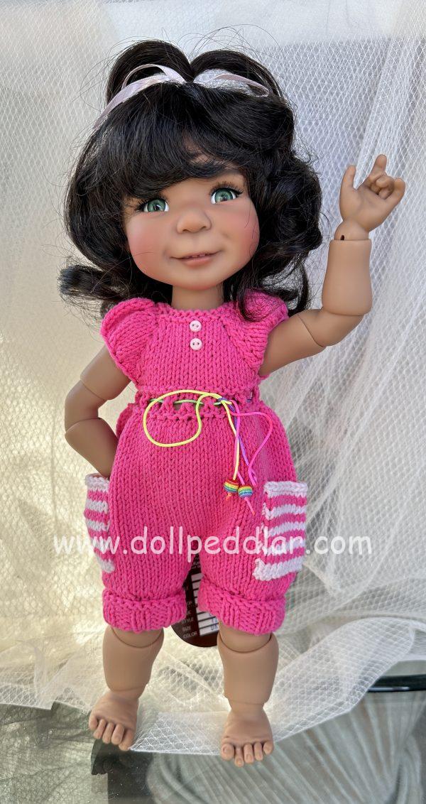 Meadowdolls Moppet Aya Chocolate Resin BJD 15" NUDE New - Image 6