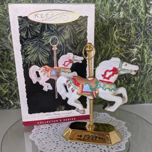 Hallmark Ornament Tobin Fraley Carousel 1993