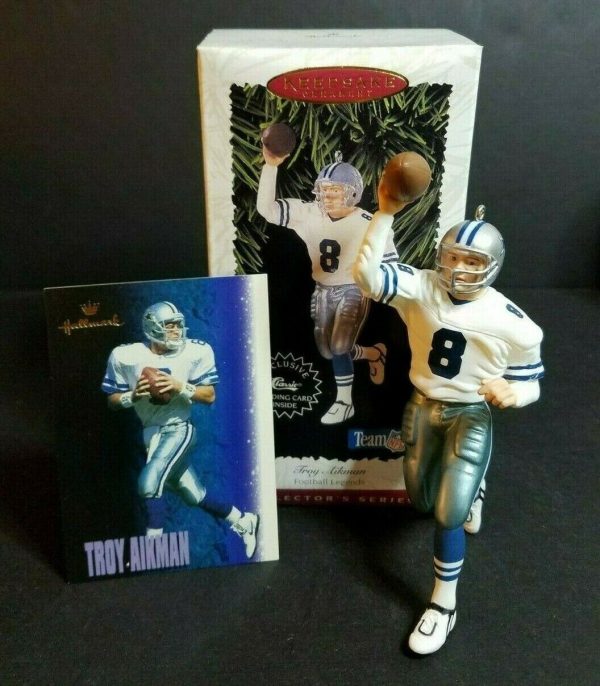 Hallmark Ornament Troy Aikman Football Legends 1996 NRFB