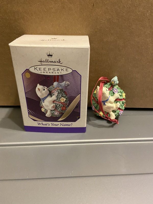 Hallmark Ornament What's Your Name 1998