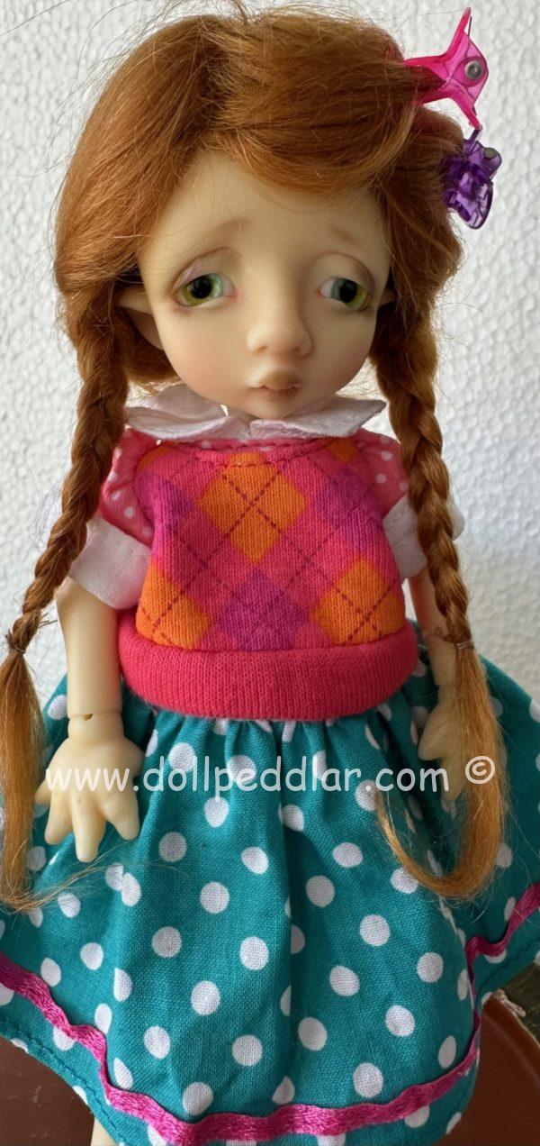 Circus Kane Grook  the  Piglet 9" Nefer Faceup Vanilla. NUDE - Image 3