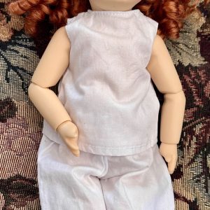 One of a Kind  Bleuette 11.5″ full resin with artist makeup, wig and two- piece white cotton undies  “Sarah”  Mint Condition, New