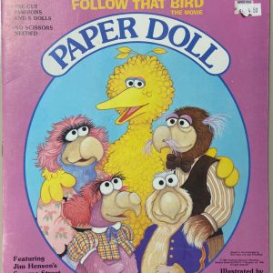 Sesame Street Follow That Bird Paper Doll (Vintage)