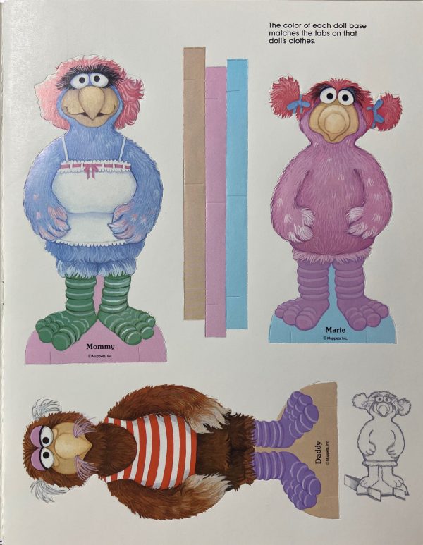 Sesame Street Follow That Bird Paper Doll (Vintage) - Image 2