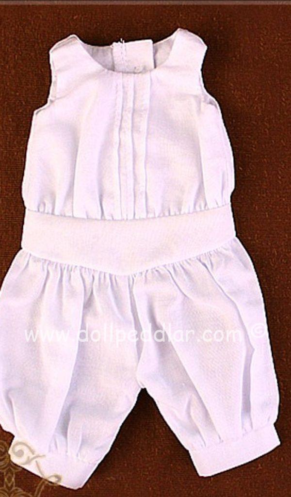 EC0016A White Classic One Piece Underwear for Bleuette