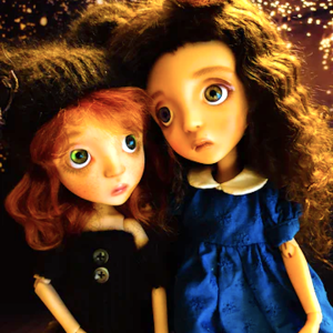 Circus Kane SISTERS AT HEART “Zephina'” Older  Sister 14″. NUDE New Sculpt.  Handpainted by Nefer Kane