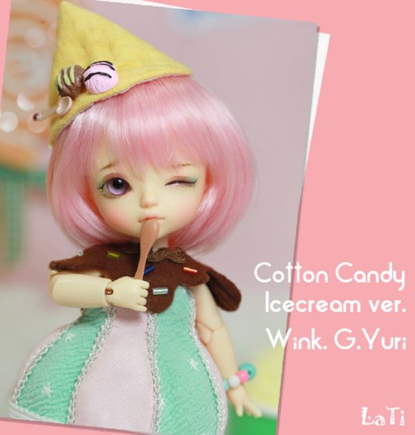 Lati Yellow Cotton Candy Ice Cream ver Wink G. Yuri Normal Skin Nude LE RETIRED  16cm/6"